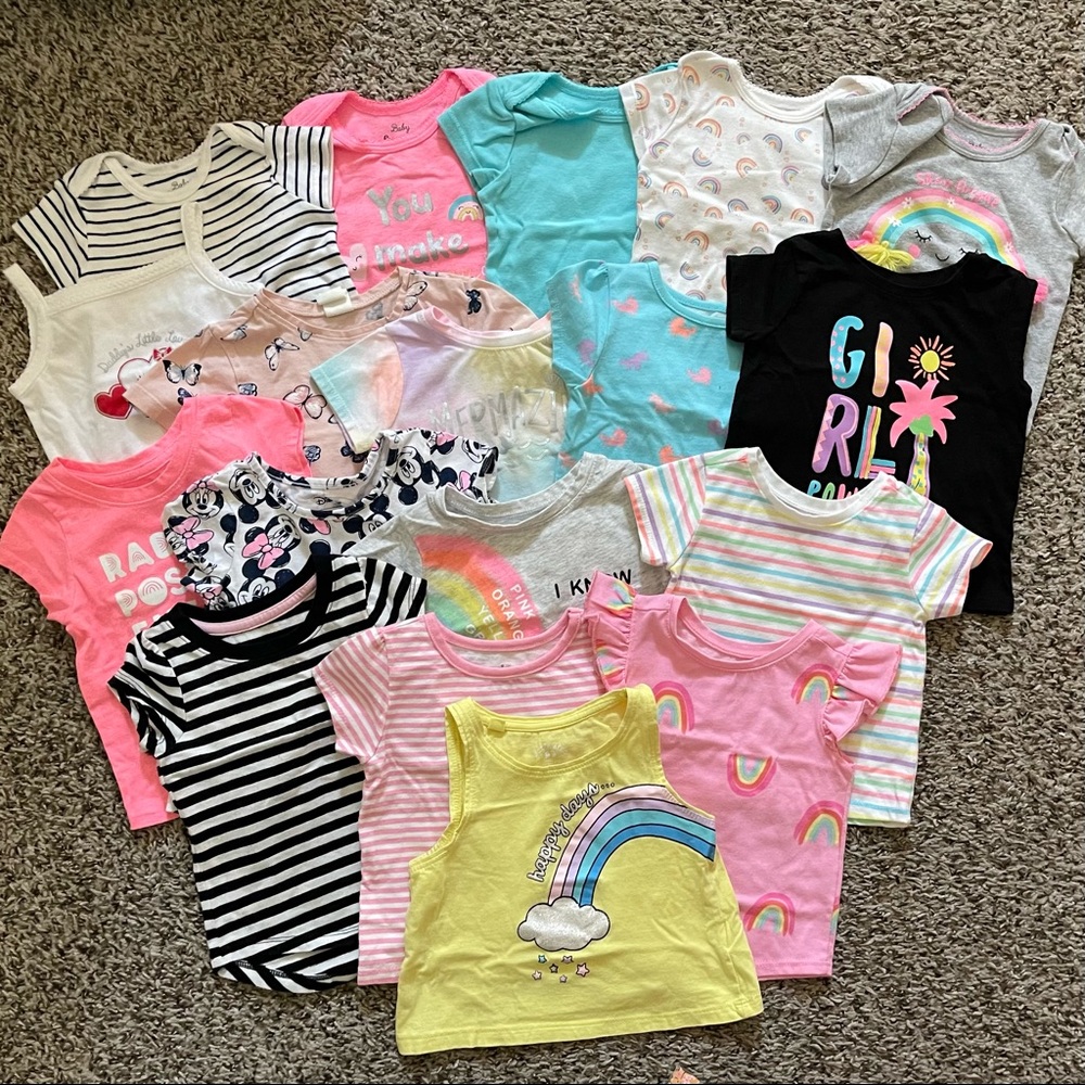 66 piece baby girl clothing bundle. 9-12 months